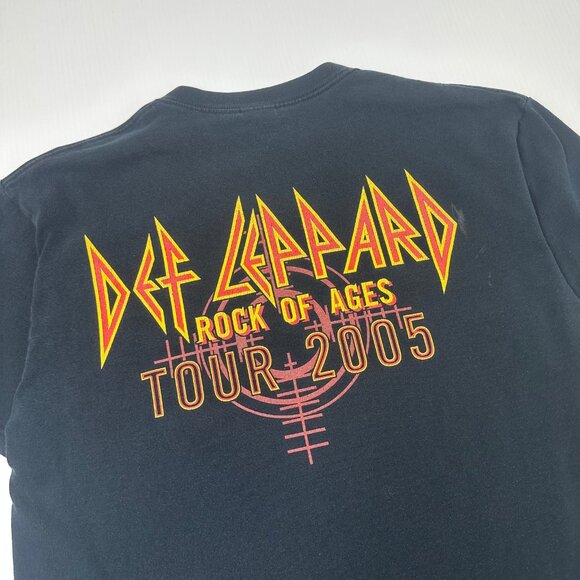 2005 Def Leppard Rock Of Ages Tour Tee L - Picture 4 of 6